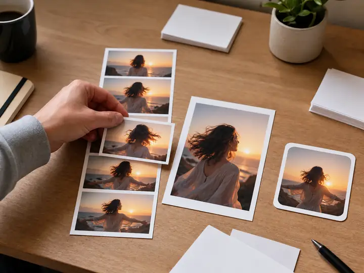 A sequence of product video frames laid out for a short looping GIF.